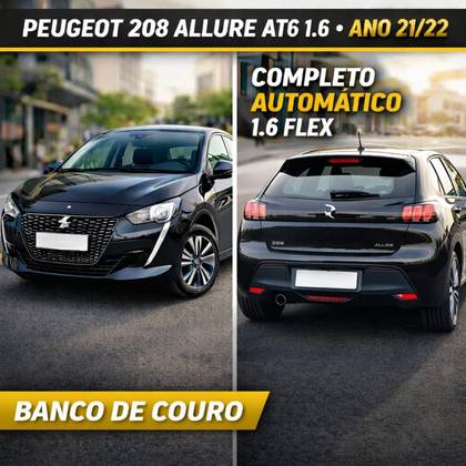 PEUGEOT 208 1.6 16V FLEX ALLURE AT6